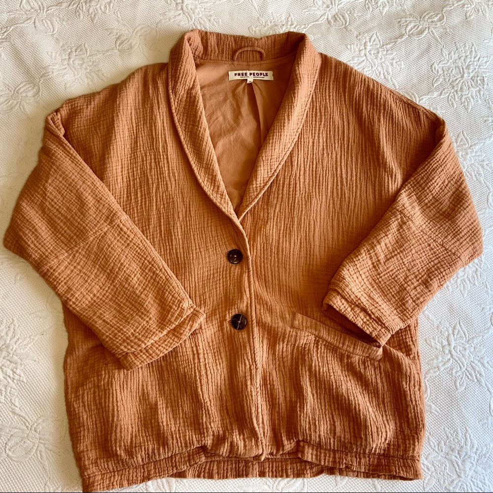Weekend Dolman Blazer in Pumpkin